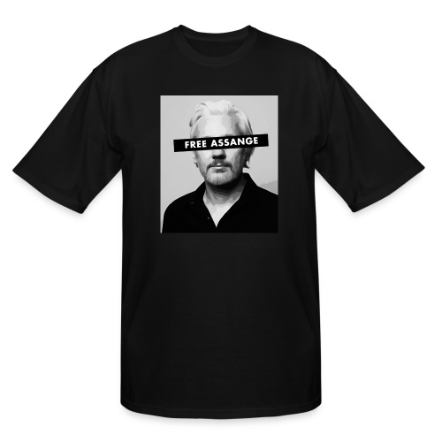 Free Julian Assange - Men's Tall T-Shirt