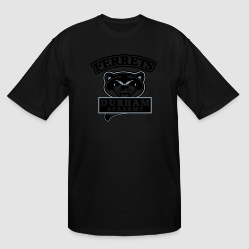 durham academy ferrets logo black - Men's Tall T-Shirt