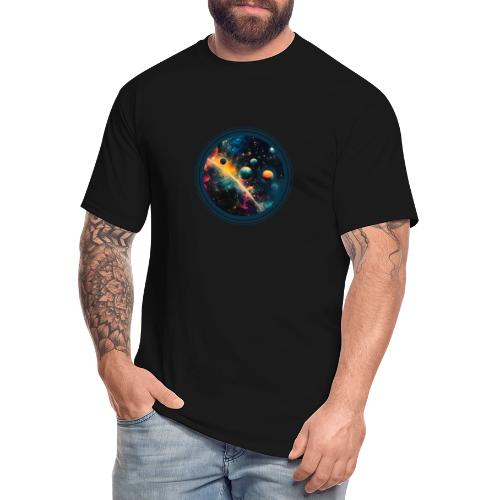 Painted Planetscape - Men's Tall T-Shirt