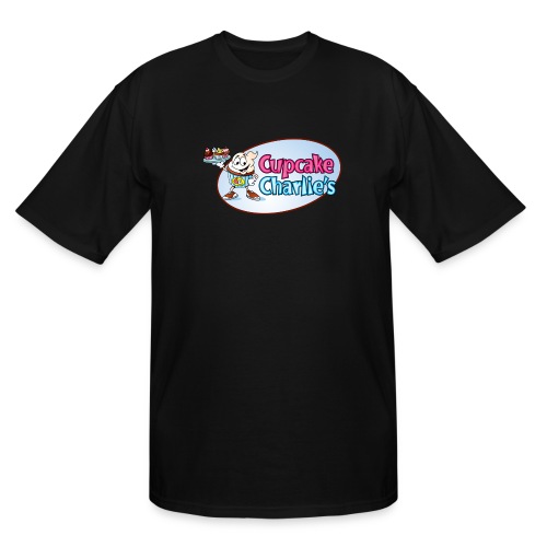Cupcake Charlie's Logo - Men's Tall T-Shirt