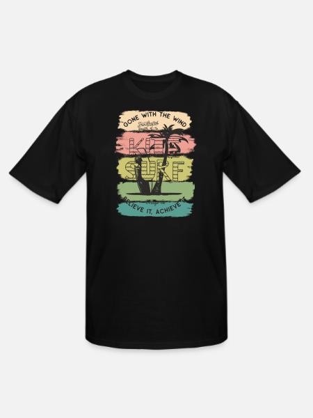 Kite Surf - Men's Tall T-Shirt - black