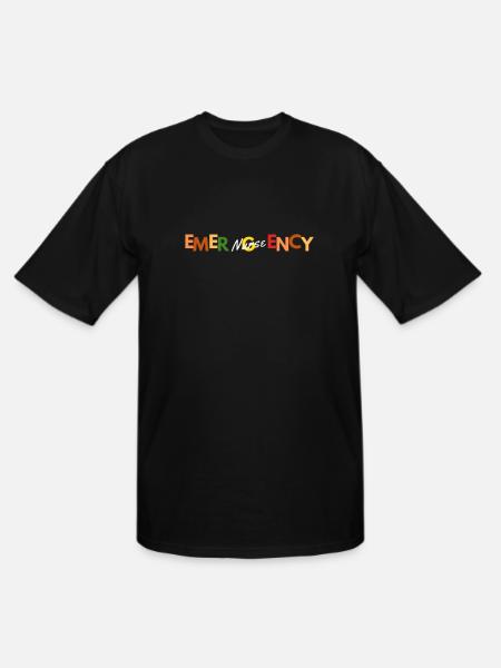 Emergency nurse - Men's Tall T-Shirt - black