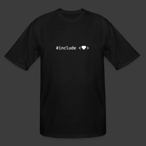 Include Heart (Dark Background) - Men's Tall T-Shirt