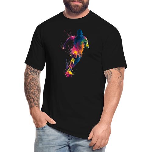 Soccer: Kick of Colors - Men's Tall T-Shirt