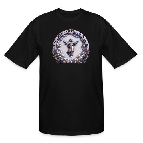 He Is Risen Ascended In Glory T Shirt, Gift - Men's Tall T-Shirt