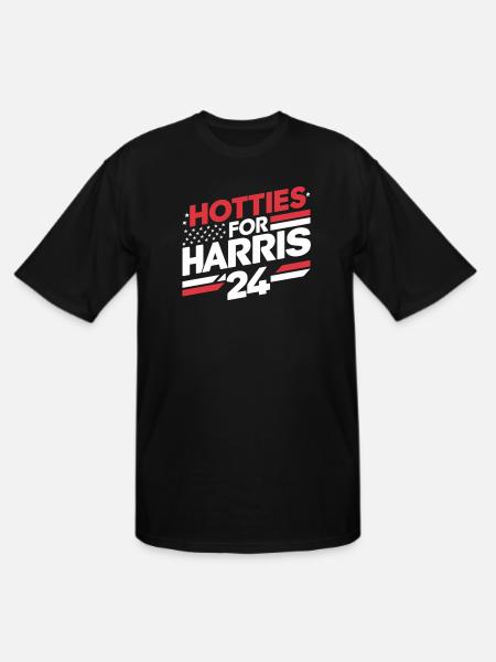 Hotties For Harris 24 - Men's Tall T-Shirt - black