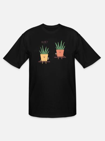 Aloe green - Men's Tall T-Shirt - black