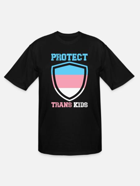 Protect Trans Kids - Men's Tall T-Shirt - black
