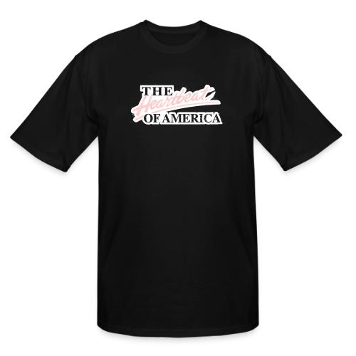 The Heartbeat of America - Men's Tall T-Shirt