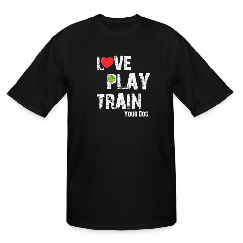Love.Play.Train Your dog - Men's Tall T-Shirt