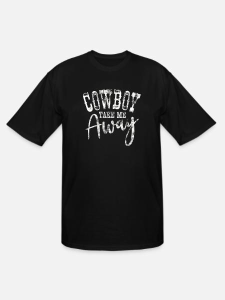 Take Me Away - Men's Tall T-Shirt - black
