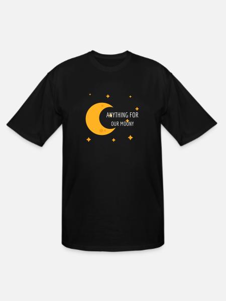 anything for our moony - Men's Tall T-Shirt - black