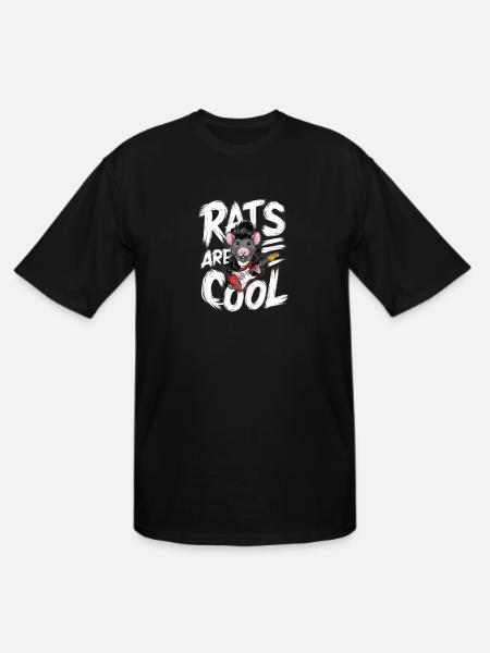 Rats Are Cool - Men's Tall T-Shirt - black
