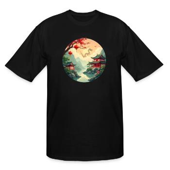 Ancient China - Men's Tall T-Shirt - black - Front - Brady (186cm)