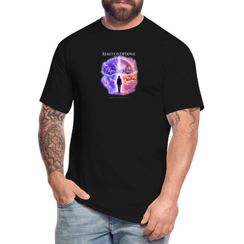 Reality Is Optional Cosmic Reality Shifting Portal - Men's Tall T-Shirt