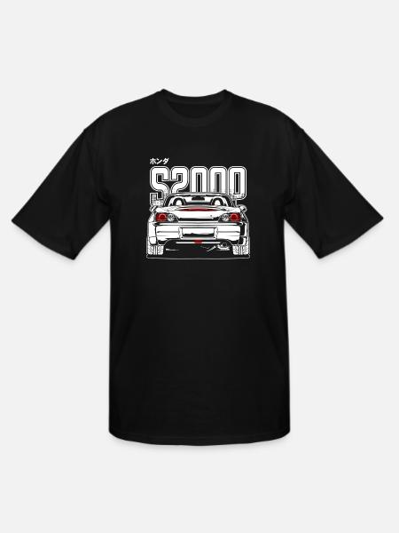 S2000 Ap2abcdabcdabcdwhite Print - Men's Tall T-Shirt - black