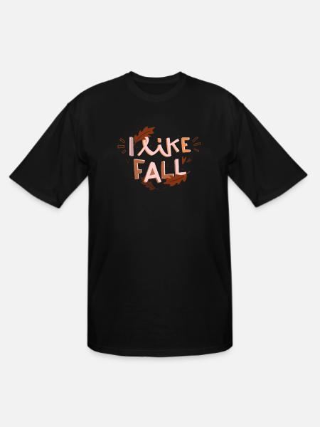 a fantastic fall - Men's Tall T-Shirt - black