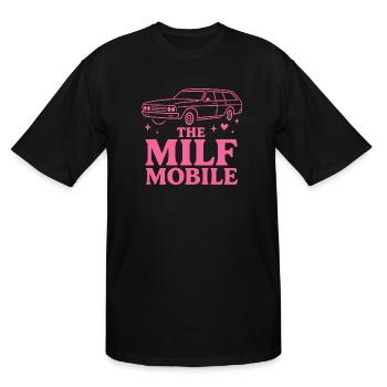The MILF Mobile - Men's Tall T-Shirt - black - Front - Brady (186cm)