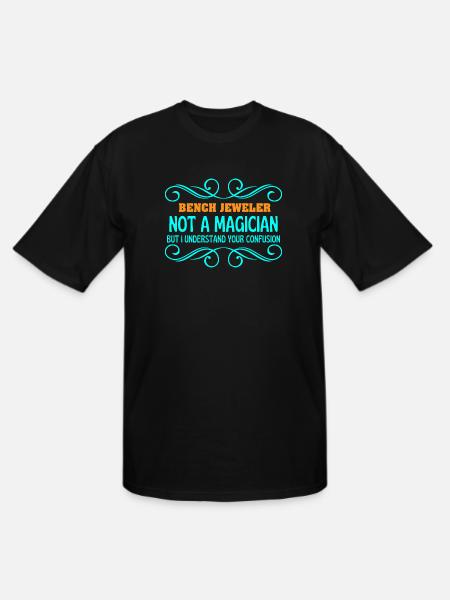 BENCH JEWELER not magican - Men's Tall T-Shirt - black