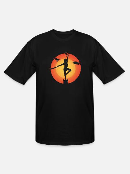 Serenity Kid - Men's Tall T-Shirt - black