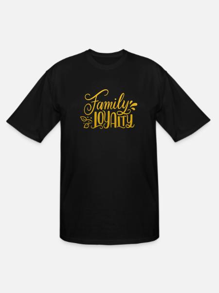 Family Loyalty - Men's Tall T-Shirt - black