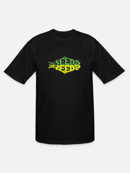 the seeds band logo - Men's Tall T-Shirt - black