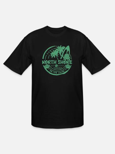 surf North shore - Men's Tall T-Shirt - black