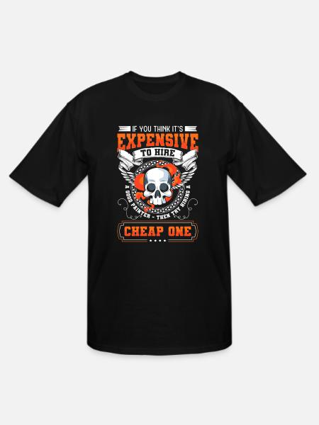 Painter Spray Can Craftsman - Men's Tall T-Shirt - black