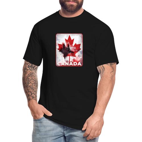 Canada's Maple Leaf Pride - Men's Tall T-Shirt