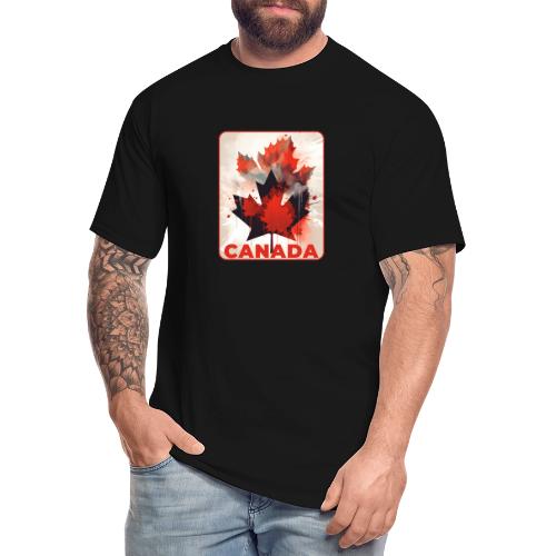 Canada Inked Leaf - Men's Tall T-Shirt