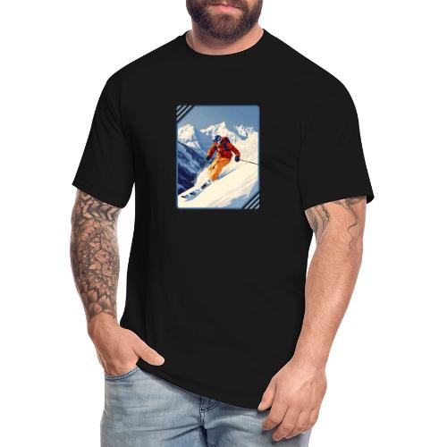 Mountain Skiing Vibes - Men's Tall T-Shirt
