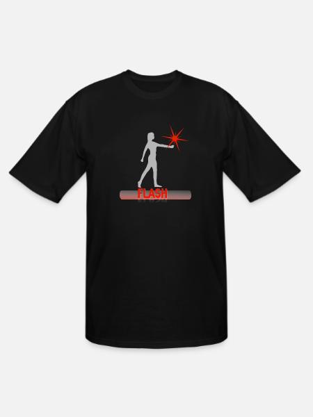 FLASH - Men's Tall T-Shirt - black
