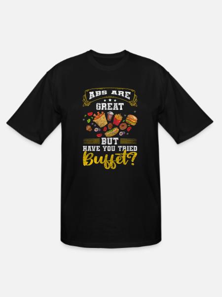 Meal Connoisseur Drinks - Men's Tall T-Shirt - black