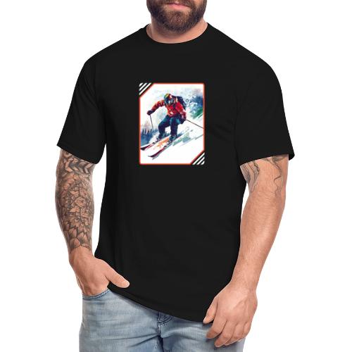 Skiing is Life - Men's Tall T-Shirt