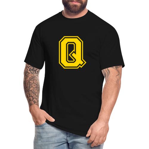 Letter Q – Capital Athletic Alphabet Monogram - Men's Tall T-Shirt