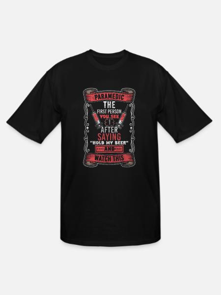 Ambulance Services Hospital Emergency Call - Men's Tall T-Shirt - black