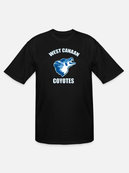 West Canaan Coyotes - Men's Tall T-Shirt - black