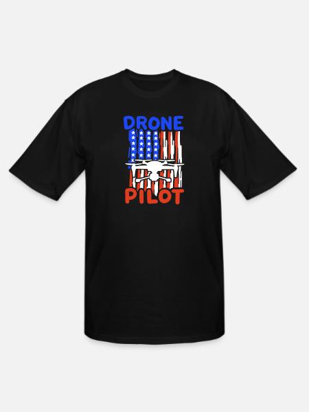 Drone Pilot - Men's Tall T-Shirt - black