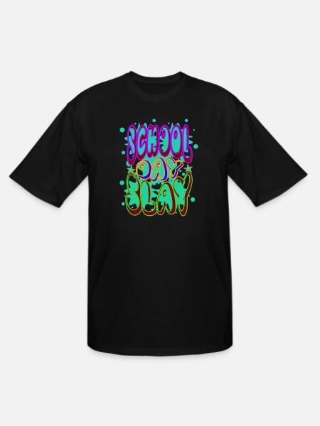 School Day Slay - Men's Tall T-Shirt - black