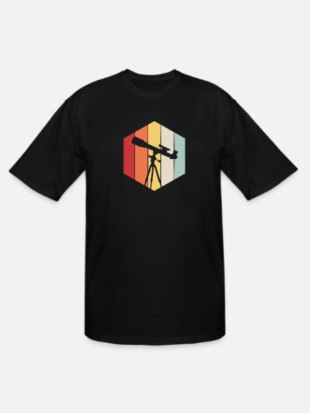 Astrophotography Telescope - Men's Tall T-Shirt - black