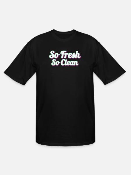 So Fresh So Clean - Men's Tall T-Shirt - black