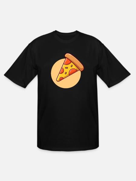 Slice Of Pizza - Men's Tall T-Shirt - black