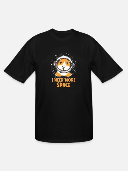 Guinea Pig Cavy - Men's Tall T-Shirt - black