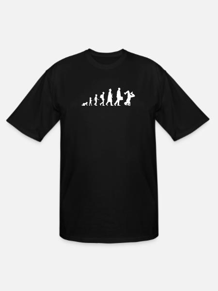 Break Dancer Evolution - Men's Tall T-Shirt - black