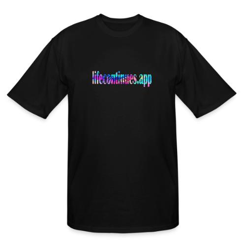 Lifecontinues.app1 - Men's Tall T-Shirt
