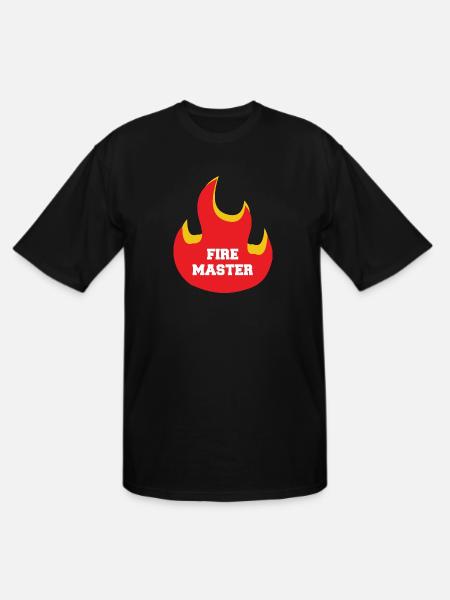 Fire Master - Men's Tall T-Shirt - black