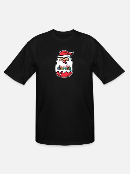 December Surprise - Men's Tall T-Shirt - black