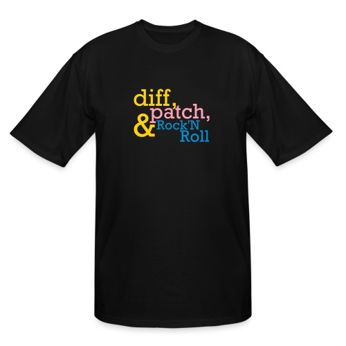 Diff, Patch and Rock'N Roll! - Men's Tall T-Shirt