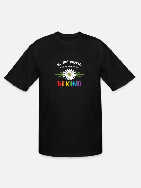 Be Anything Be Kind Pride - Men's Tall T-Shirt - black