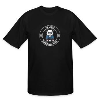 Jiu Jitsu Panda Bjj And Grappling - Men's Tall T-Shirt - black - Front - Brady (186cm)